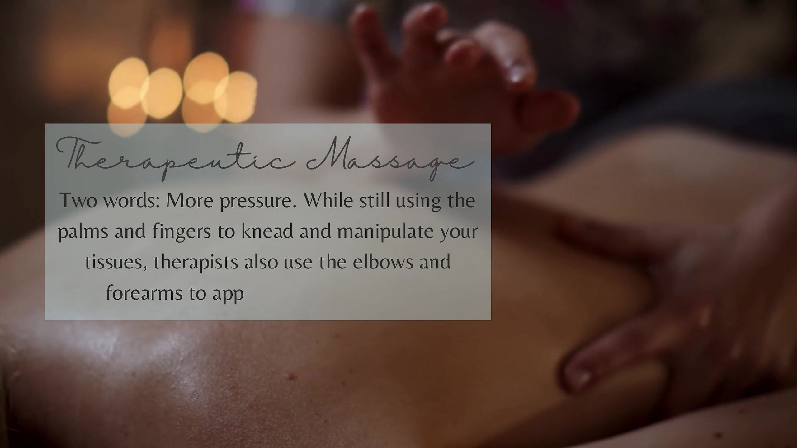 Felax Massage Video